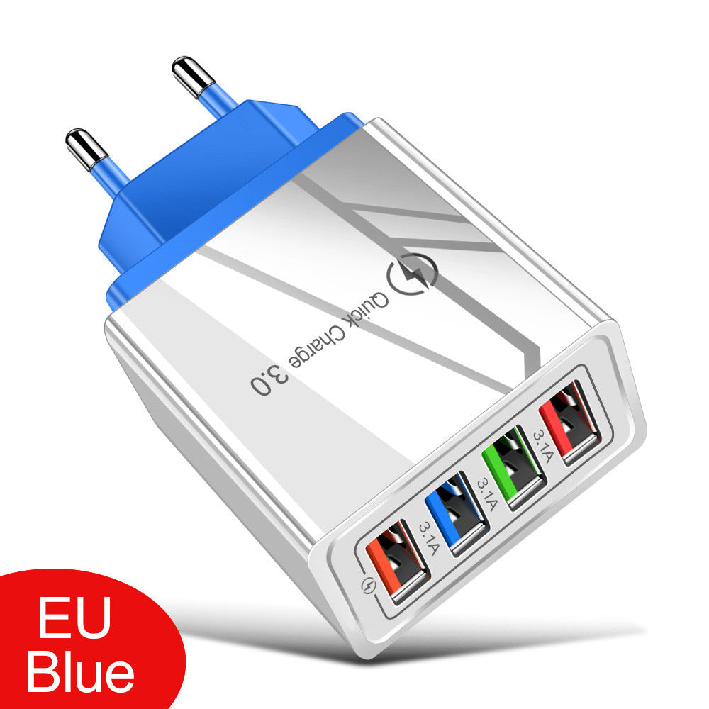 Luminous Color Mobile Phone Charging Head Intelligent 3A Luminous Color Mobile Phone Charging Head Intelligent 3A
